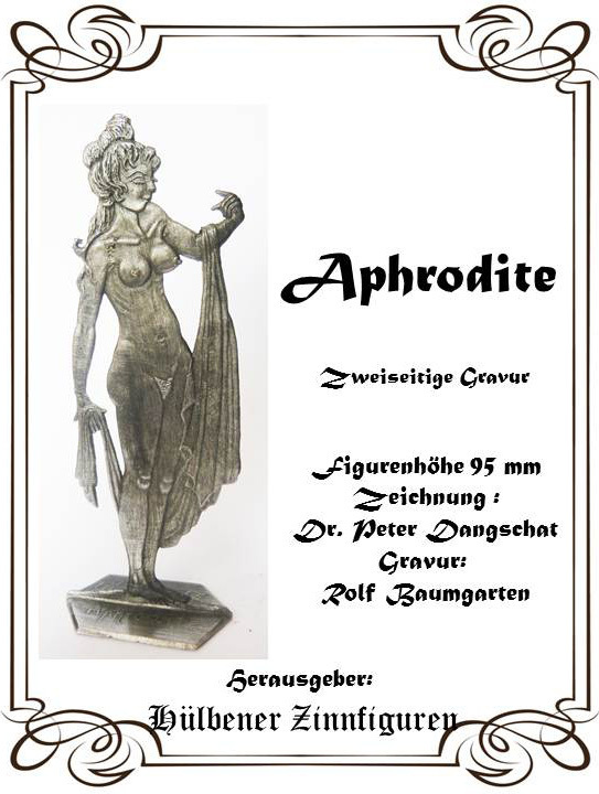 Zinnfigur Flachfigur " Aphrodite"