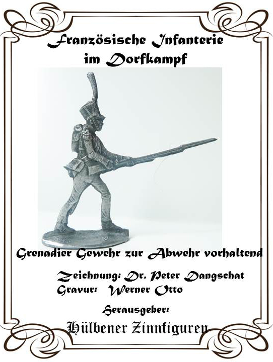 Franz. Infanterie im Dorfkampf   Grenadier Gewehr zur Abwehr