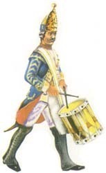 Prince August Zinngiessform Preussischer Trommler  406
