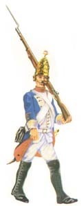Prince August Zinngiessform Preussischer Musketier 411