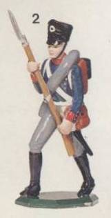 Preußische Musketiere -Musketier, vorgehend