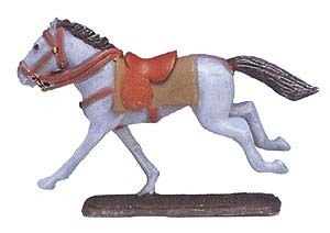 Prince August Zinngiessform  Offiziers- Pferd   25mm
