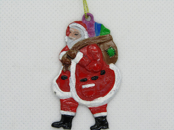 handbemalter Weihnachtsanhänger "Nikolaus "